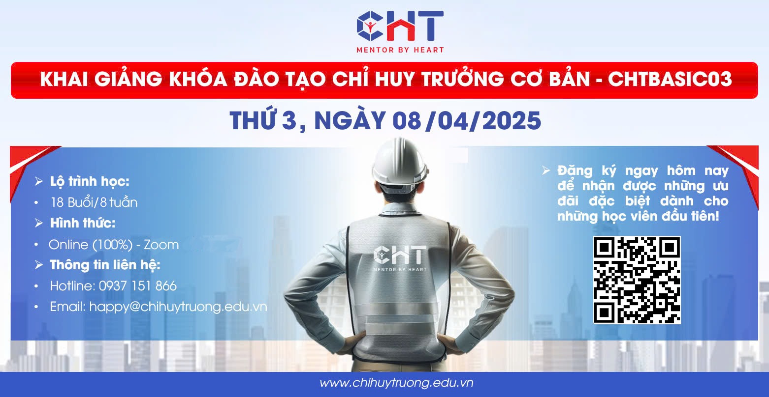 Khai giảng Khóa đào tạo Chỉ Huy Trưởng - CHTBASIC03